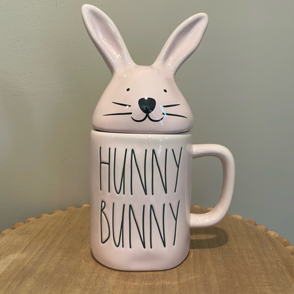 Rae Dunn Hunny Bunny Mug and Lid - Picture 1 of 2